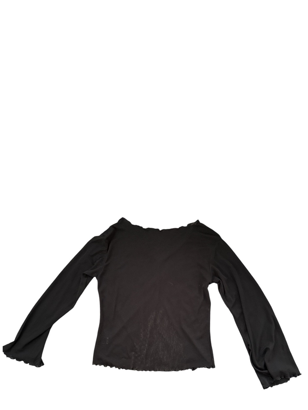 SHEIN Black V-back Flare Sleeve Size Small